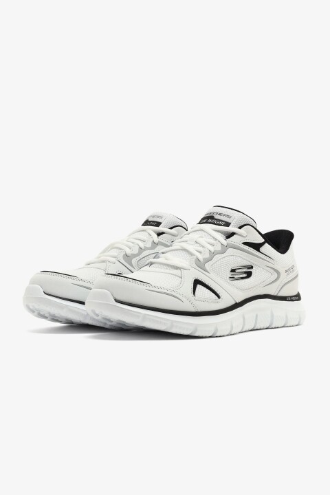 Erkek Track Ezral Slip-ins® Teknolojili Spor Ayakkabı - Beyaz - Skechers