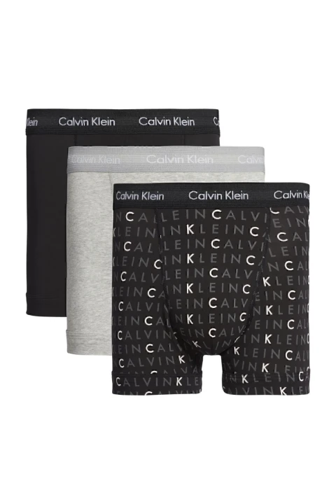 Erkek Trunk 3Pk Underwear Boxer - Siyah 