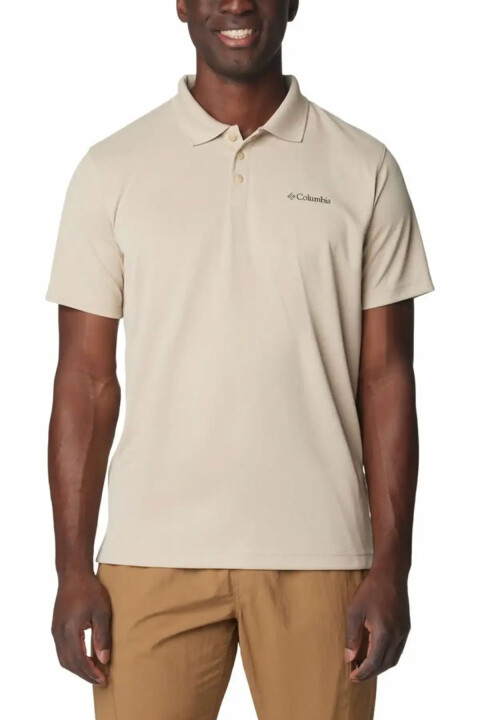 Erkek Utilizer Polo Kısa Kollu T-Shirt - Deve Tüyü - Columbia