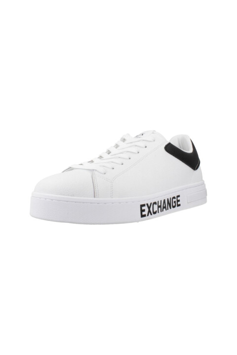 Erkek Yazı Logo Sneaker - Beyaz - Armani Exchange