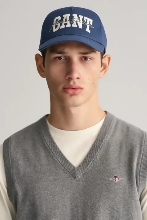 Gant Logolu Şapka - Mavi 