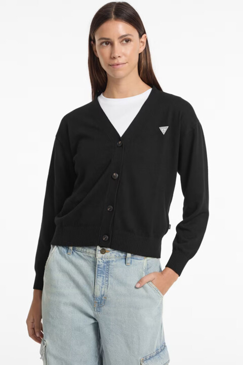 Kadın Gj Ls Ipek Karışımlı Triko Hırka - Guess