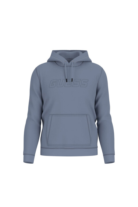 Erkek Guess Aldwin Aktif Sweatshirt - Mavi 