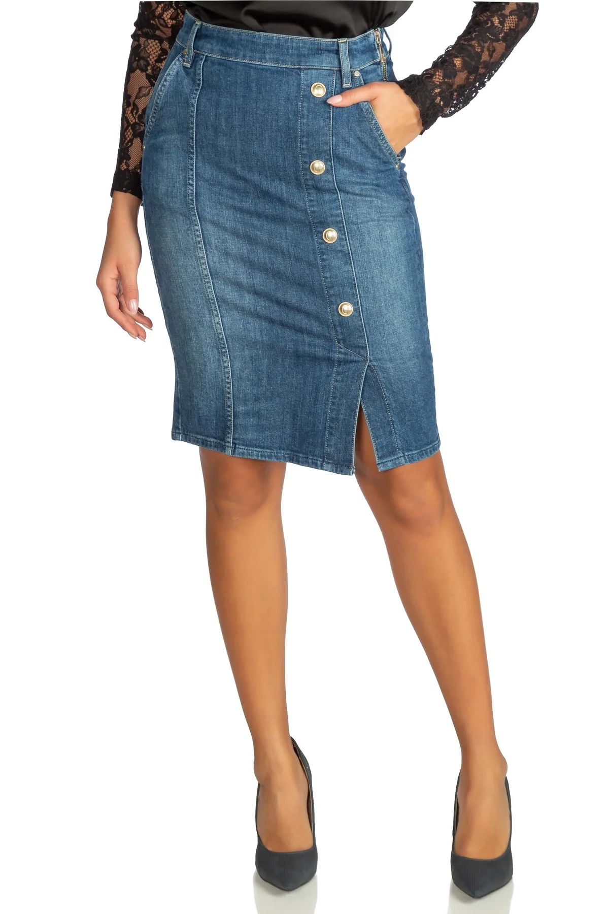 Kadın Guess Etek - Mavi 