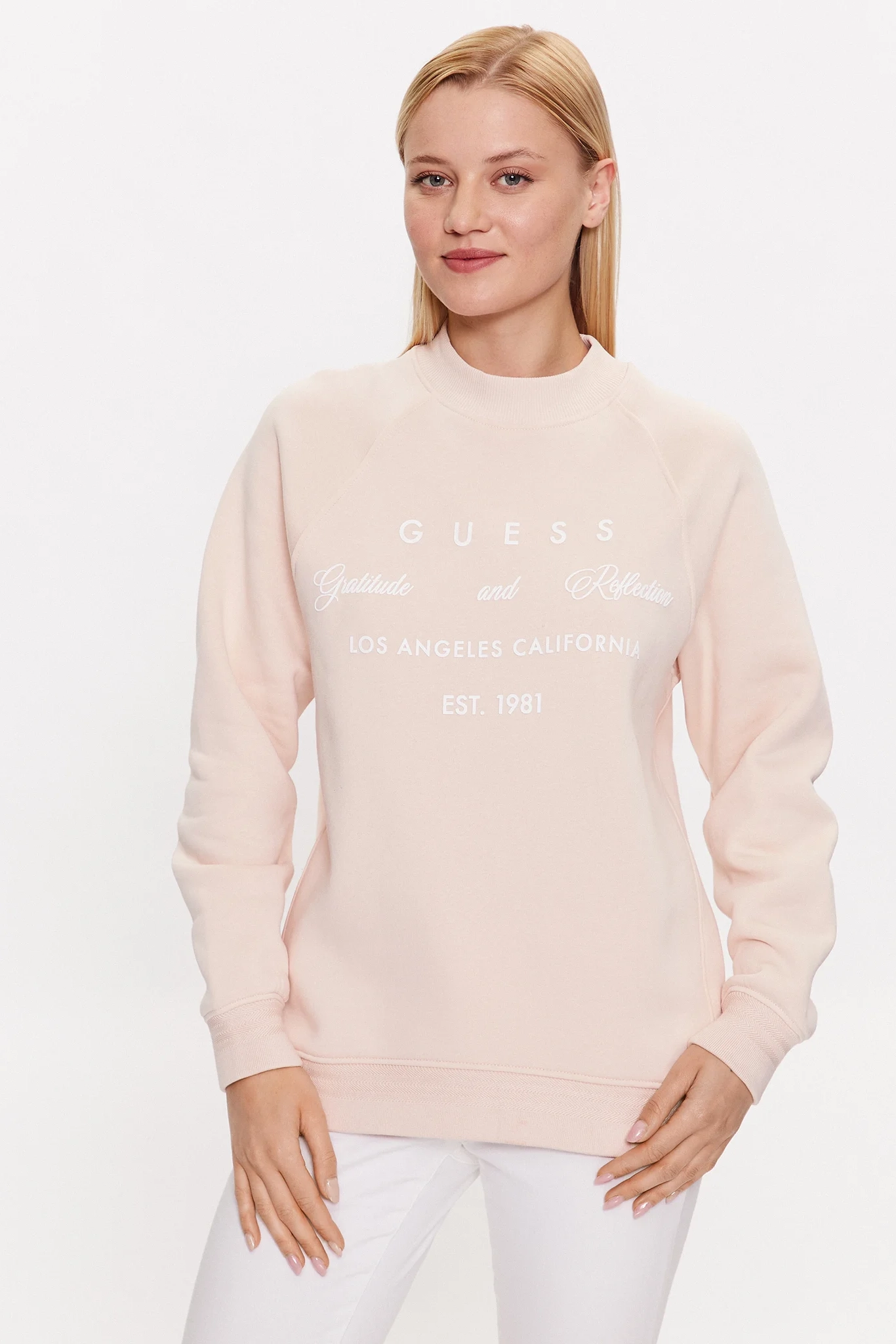 Kadın Sweatshirt - Pudra Pembe 