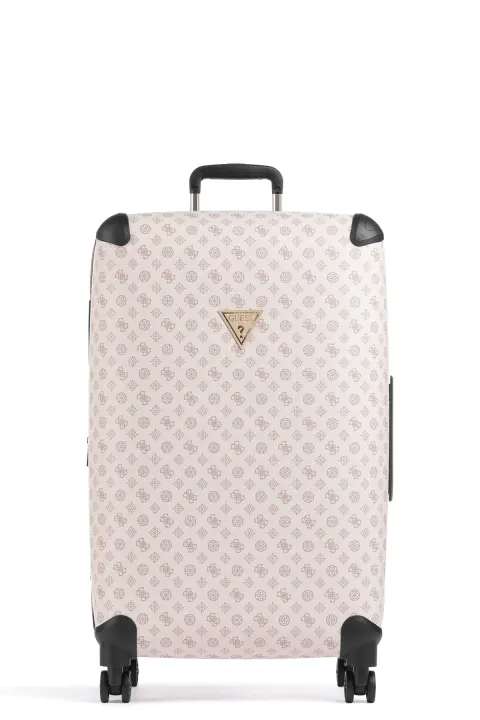 Wilder 4G Ve Peony Logolu Büyük Boy Valiz-Pudra Pembe 