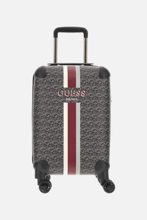Guess Wilder G Cube Logolu Valiz - Siyah - Guess