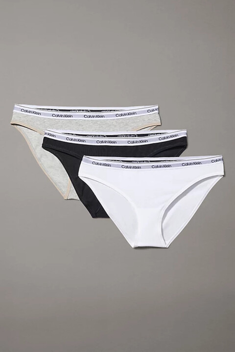 Kadın 3'Lü Paket Düşük Bel Bikini Külotü - Multi - Calvin Klein