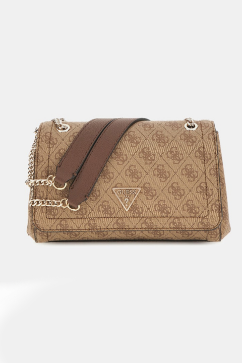 Kadın 4G Logolu Noelle Çapraz Çanta - Bej 