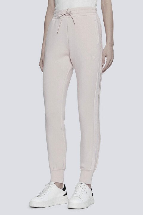 Kadın Allie Aktif Scuba Ribanalı Eşofman Altı - Pudra Pembe 