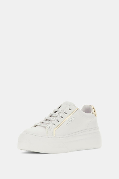 Kadın Ameria Logo Yazılı Sneaker - Beyaz 