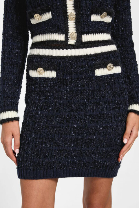 Kadın Aomori A Kesim Etek - Mavi 