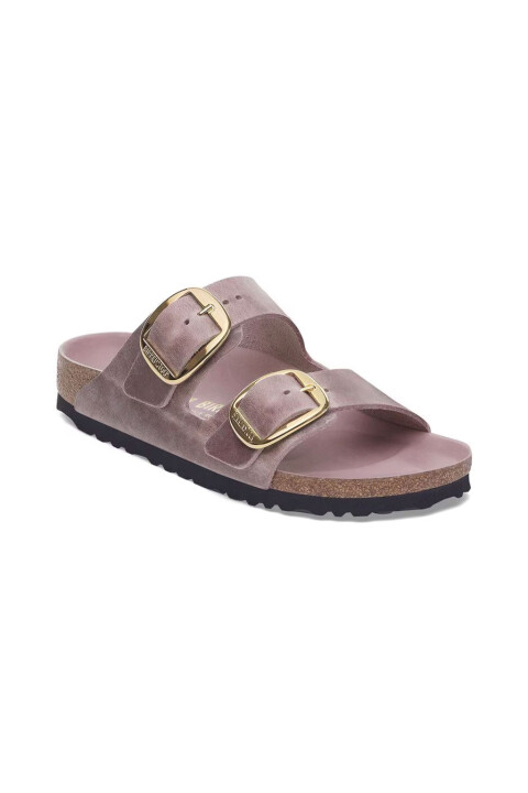 Kadın Arizona Bik Buckle Leoi Terlik - Mor - Birkenstock