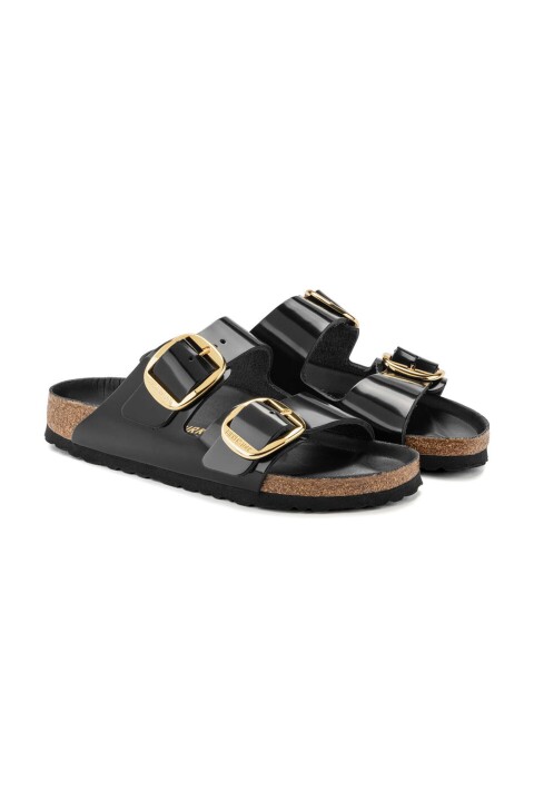 Kadın Arizona Büyük Tokalı Terlik - Siyah - Birkenstock