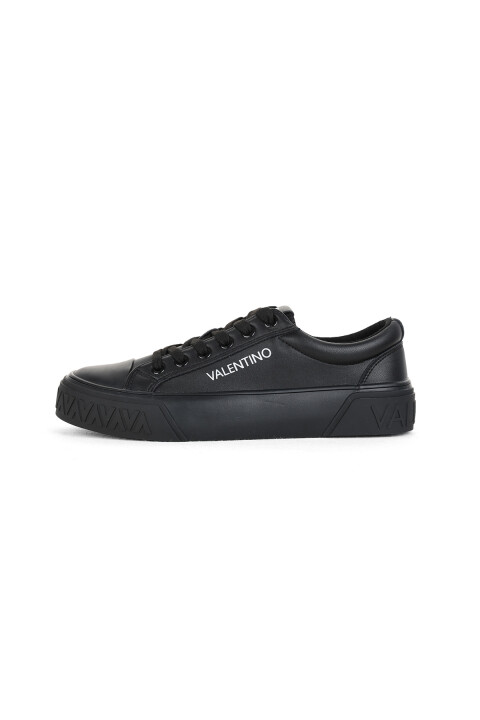 Kadın Aron Hakiki Deri Sneaker - Siyah - Valentino