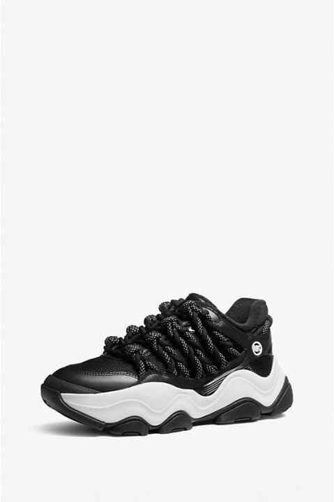 Kadın Atlas Cord Kordon Bağcıklı Chunky Sneakers - Siyah - Michael Kors