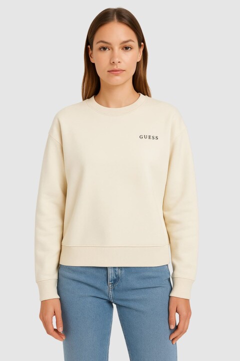 Kadın Aurelia Aktif Sweatshirt - Beyaz - Guess