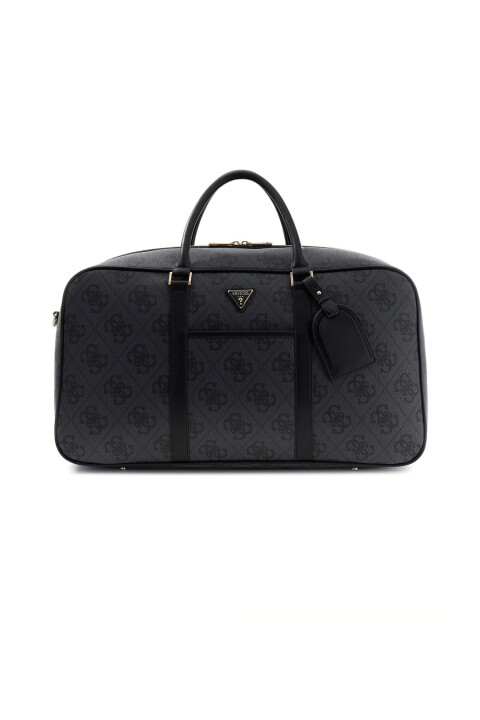 Kadın Berta Logo Desenli Seyahat Çantası - Antrasit - Guess