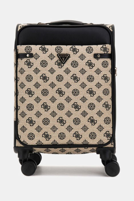 Kadın Beyza 4G ve Peony Logolu Valiz - Siyah - Guess