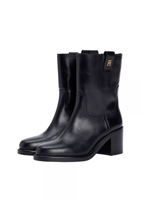 Kadın Blok Topuklu Bot - Siyah - Tommy Hilfiger