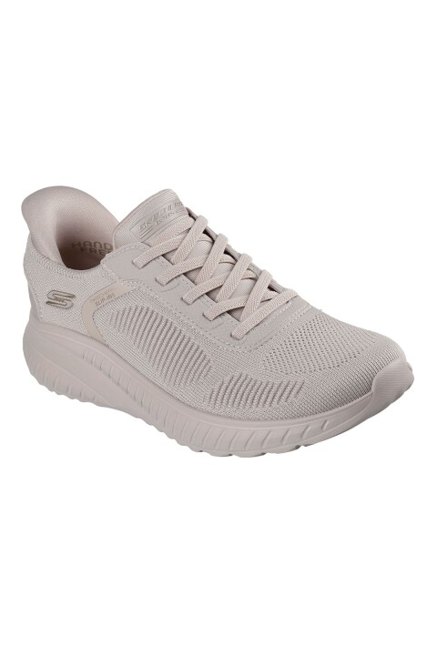 Kadın BOBS Squad Chaos Esnek Bağcıklı Sneaker - Natürel 