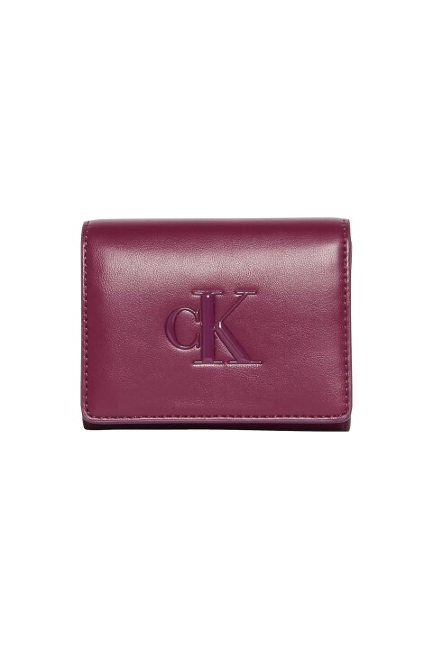 Kadın Bold CK Medium Bifold Cüzdan - Mürdüm - Calvin Klein