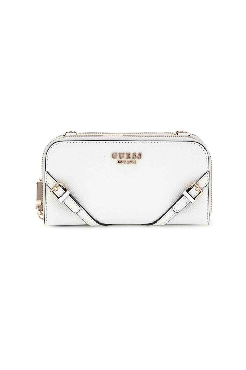 Kadın Bramine Çapraz Mini Omuz Çantası - Beyaz - Guess