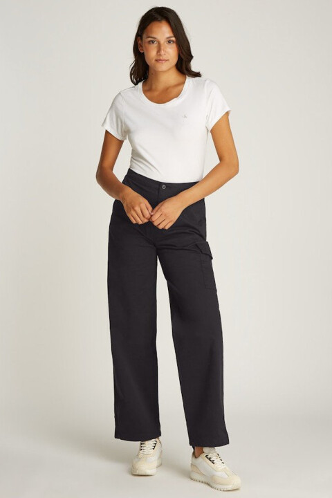 Kadın Brushed Casual Pantolon - Siyah 