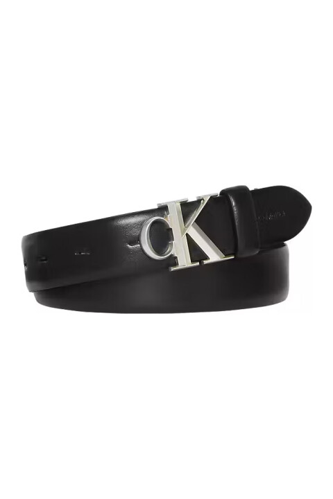 Kadın Buckle 30 Mm Logo Tokalı Kemer - Siyah - Calvin Klein