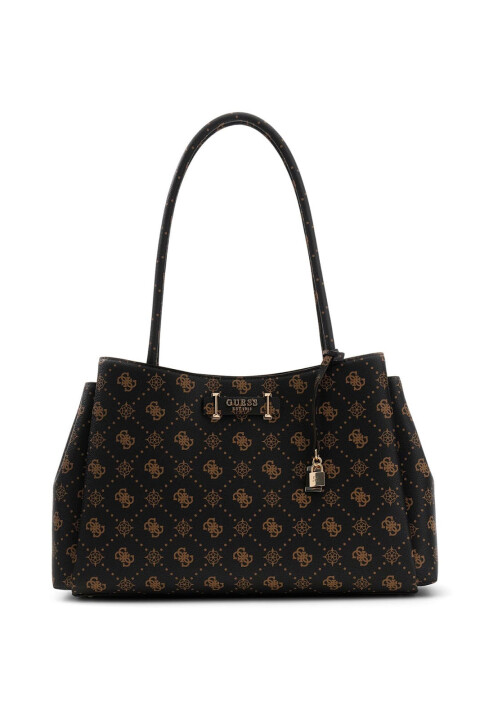 Kadın Carrie Logo Omuz Çantası - Kahverengi 