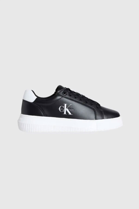Kadın Chunku Cupsole Mono Logo Sneaker Ayakkabı - Siyah 