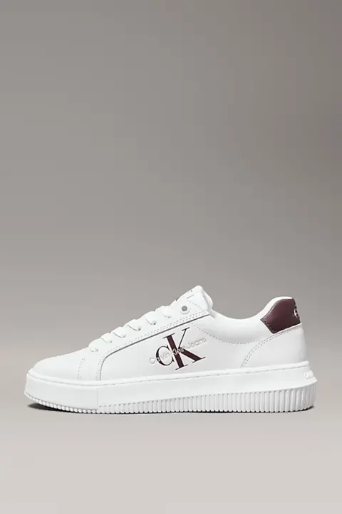 Kadın Chunky Cupsole Yan Logolu Sneaker Ayakkabı - Beyaz 