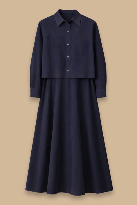 Kadın Çift Kullanımlı Takım Elbise - Lacivert - Seçil