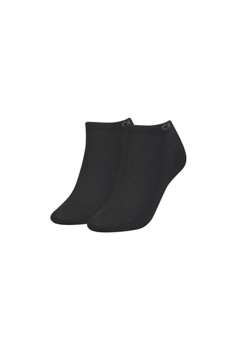 Kadın Ck 2'li Sneaker Çorap - Siyah 