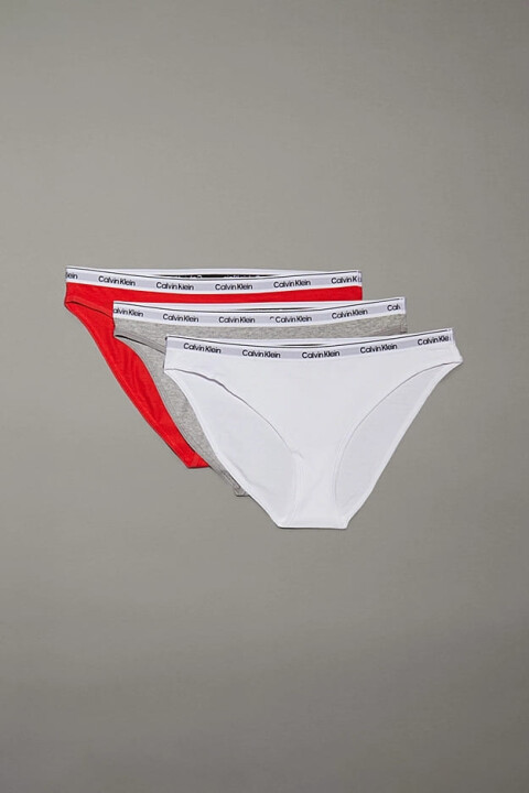 Kadın Ck 3'lü Paket Bikini - Mix - Calvin Klein