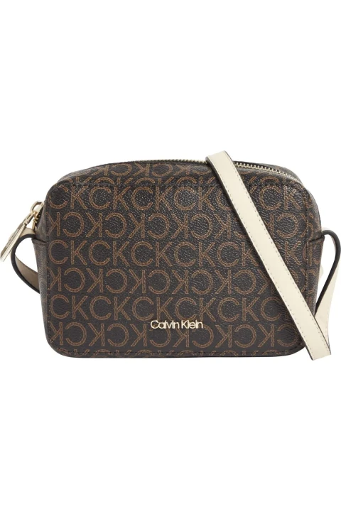 Kadın Ck Must Camera Bag Mono Omuz Çantası - Kahve 