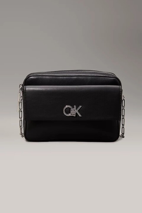 Kadın Ck Pocket Camera Bag Çapraz Çanta - Siyah 