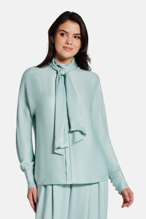 Kadın Claire Bluz - Su Yeşili - Guess