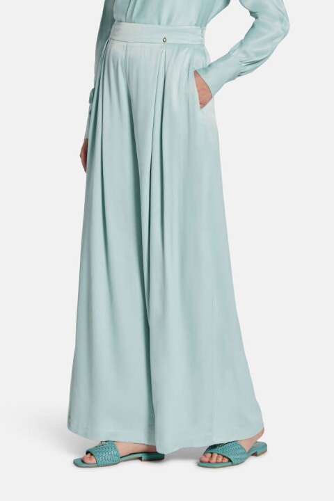 Kadın Claire Flare Pantolon - Su Yeşili - Guess