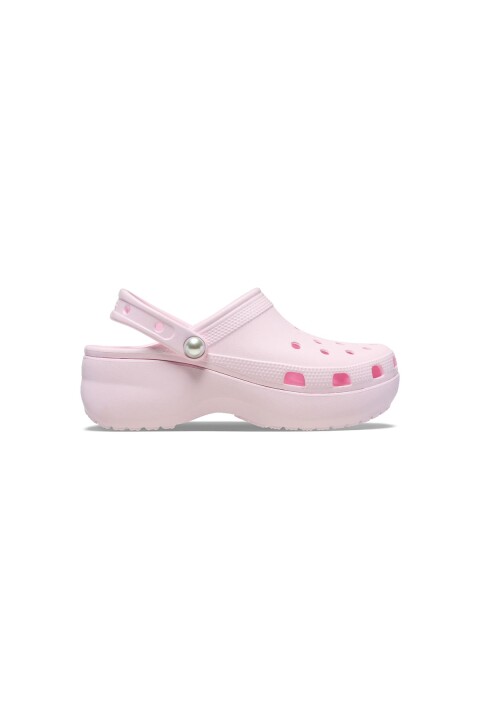 Kadın Classic Platform Pearl Terlik - Pembe - Crocs