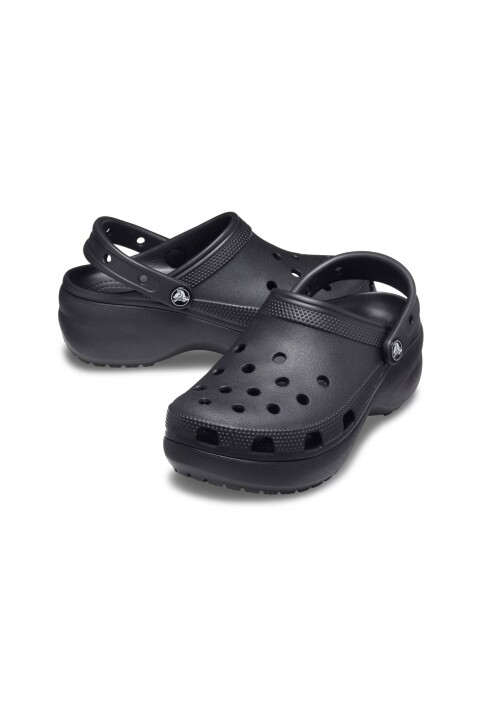 Kadın Classic Platform Terlik - Siyah - Crocs