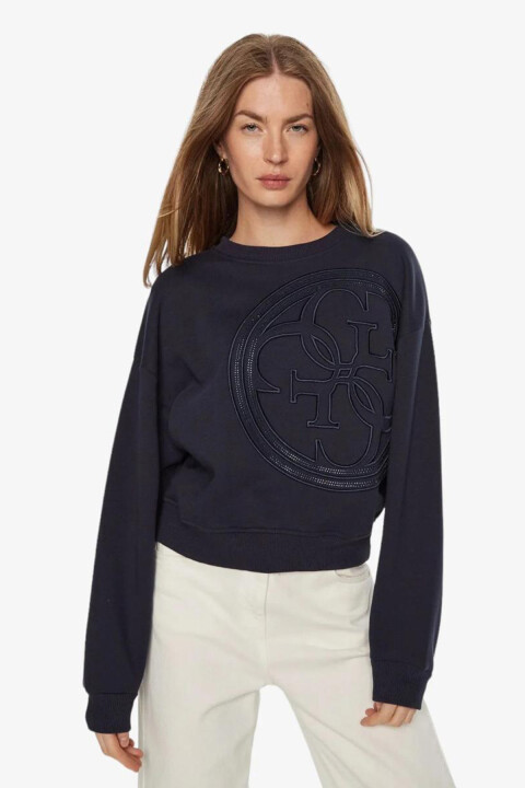 Kadın Cn 4G Logo Sweatshirt - Lacivert 