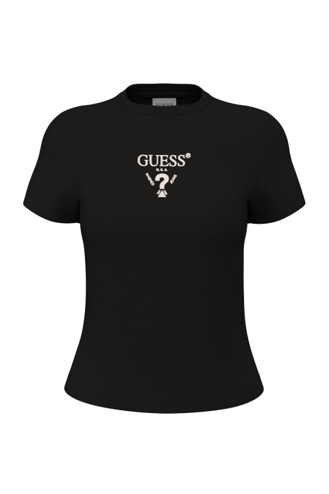 Kadın Colette Aktif Slim Fit T-Shirt - Siyah 