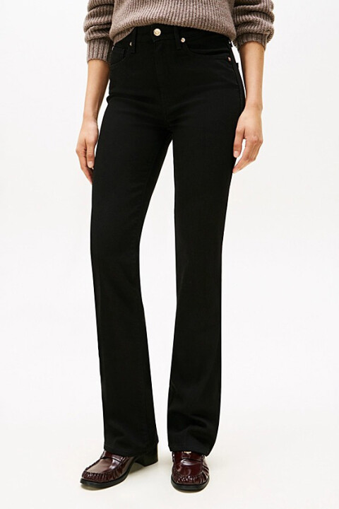 Kadın Denim Black Bootcut Jean Pantolon - Siyah - Tommy Hilfiger