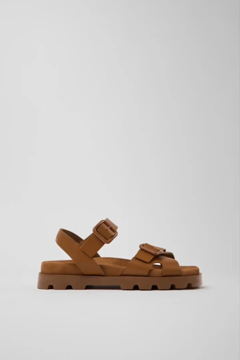 Kadın Brutus Sandalet - Kahverengi - Camper