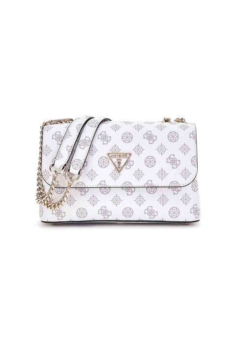 Kadın Eco Erica Convertiable X Omuz Çantası - Beyaz - Guess