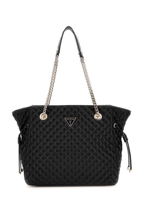 Kadın Eco Rianee Tote Omuz Çantası - Siyah - Guess