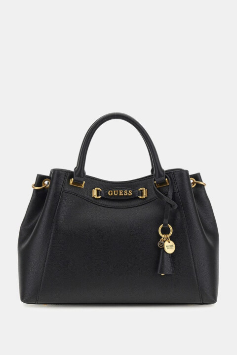 Kadın Emera Logo Charm’Lı El Çantası - Siyah 