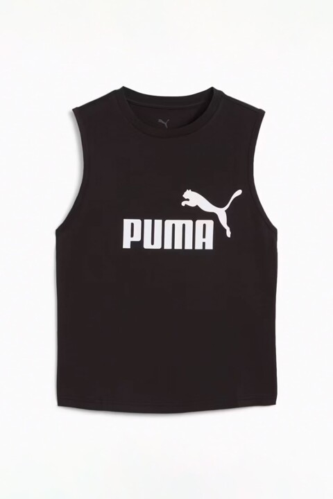 Kadın ESS No. 1 Logo Slim Tank T-Shirt - Siyah - PUMA