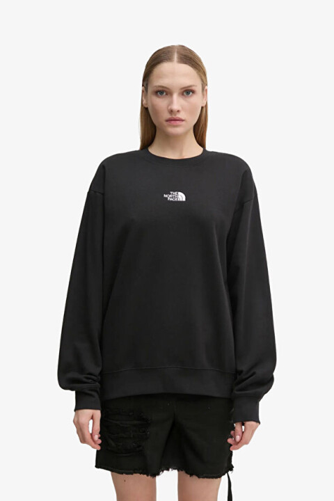 Kadın Essential Sweatshirt - Siyah - The North Face
